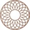Ekena Millwork Cannes Wood Fretwork Pierced Ceiling Medallion, Wood (Paint Grade), 16"OD x 5 1/2"ID x 3/8"T CMWP16X16X0375CNMF - alternate 2
